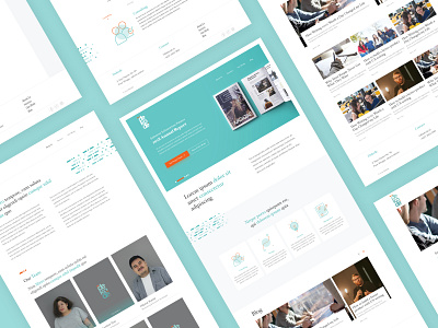 Company Profile Website about us branding clean company profile design desktop flat landing page minimal responsive typography ui ui design ux ux design vector