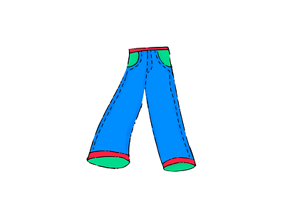 A-Wide leg pants
