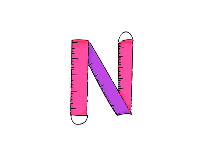 N for Tap Measure 36daysoftype