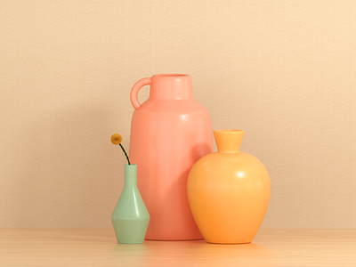 Vases 3dgraphics