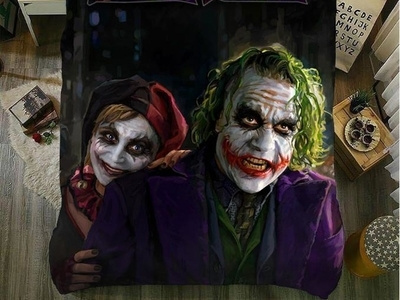 Joker and Harley Quinn bedding