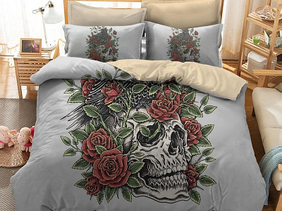 Skull Bedding Sets skull bedding sets