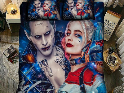 Joker and Harley Quinn bedding joker and harley quinn bedding