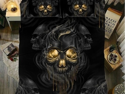 Skull Beddding skull bedding sets