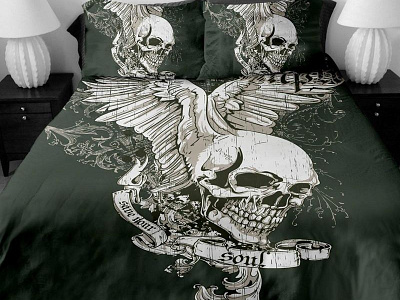 Skull Beddding skull bedding sets