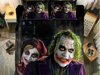 Joker and Harley Quinn bedding joker harley quinn bedding skullnmore snm