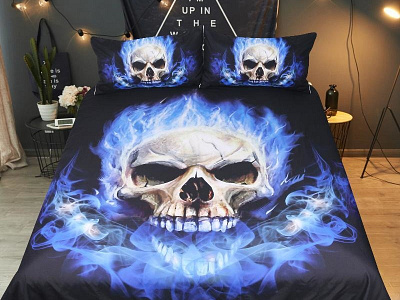 Skull Beddding skull bedding sets