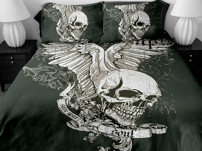 Skull Beddding skull bedding sets