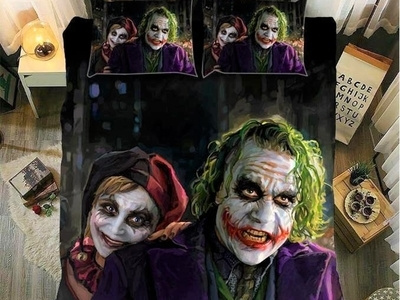 1Joker and Harley Quinn bedding