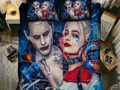 Joker and Harley Quinn bedding