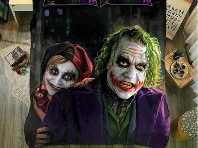 Joker and Harley Quinn bedding