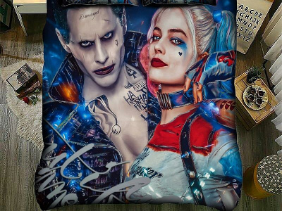 Joker and Harley Quinn bedding joker and harley quinn bedding