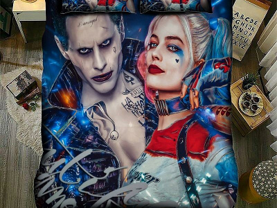 Joker and Harley Quinn bedding