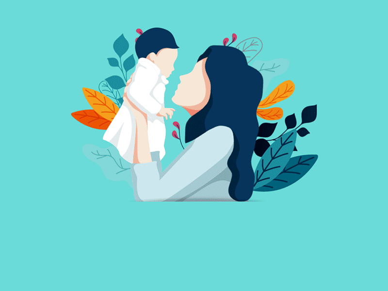 Mother's Day 2019 2danimation animated animated gif animation baby gif mother motherhood mothers day mothersday