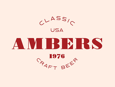 Amber Logo - "Moorland Keller" branding design display font handcrafted logo retro typeface typography vintage