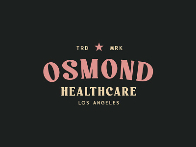 Osmond Logo - Paschal Dumont brand display font handcrafted label logo retro typeface typography vintage