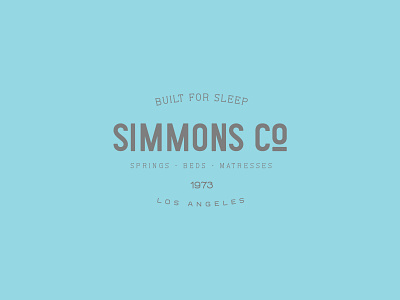 Simmons Co. - Retro Logotype