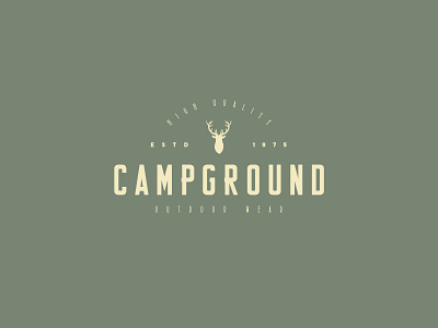 Campground branding display font handcrafted logo retro type typeface typography vintage