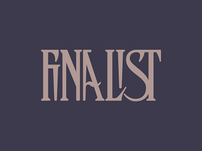 Finalist - New Ligatures Font (WIP) display font handcrafted logo modern type typeface typography vintage