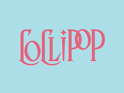 Lollipop - new font WIP display font handcrafted ligature font logo type typeface typography