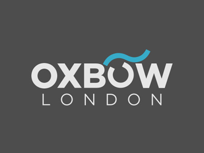 Oxbow London Logo branding financial icon insurance logo logotype modern oxbow river typography