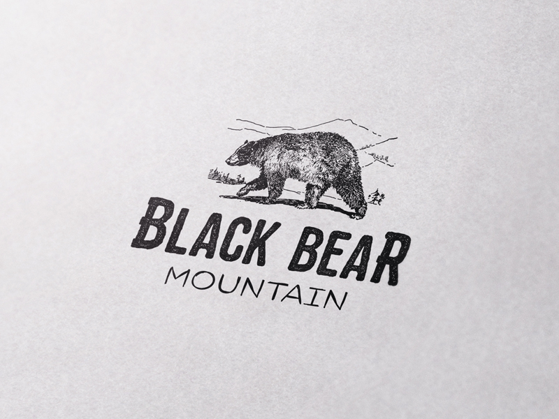 Black Bear Logo by Bart Wesolek on Dribbble