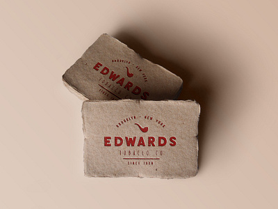 Edwards Tobacco Co. americana badge brand branding display display font font font bundle handcrafted icon label logo logotype print retro simple type typeface typography vintage