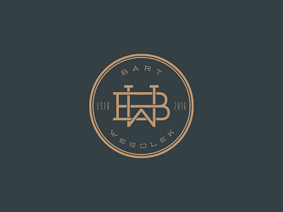 Bart Wesolek - Monogram Logo