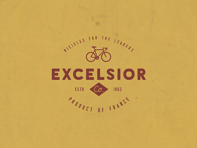 Excelsior Bicycle - Retro Logo