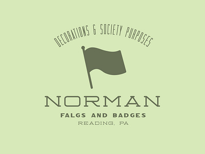 Norman Flags and Badges americana badge branding design display display font flag font handcrafted icon label logo logotype retro serif simple type typeface typography vintage