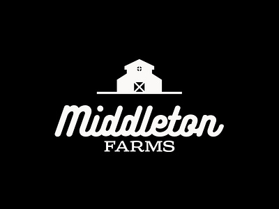 Middleton Farms barn branding design farm handcrafted icon icons logo mark minimalist outdoor simple vector vintage