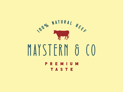 Maystern & Co. americana badge brand branding cattle design display display font font handcrafted icon logo logotype ranch retro simple type typeface typography vintage