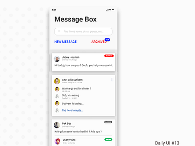 Daily UI 013 - Direct Mesaging