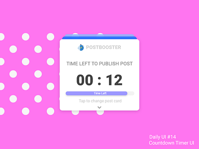 Daily UI 14 - Countdown Timer concept