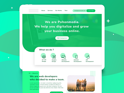 Pohonmedia - Portfolio Website