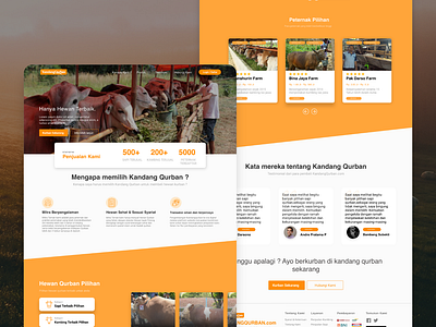 Kandangqurban.com -  Landing page