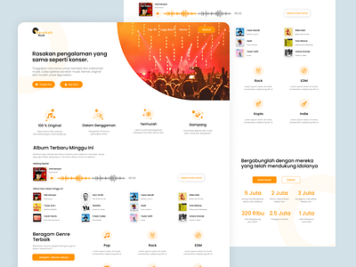 #Exploration - Music landing page ( FREE SOURCE )