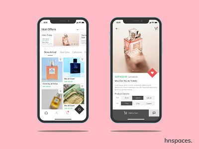 Perfume App app design figma ios app design material ui ui ux