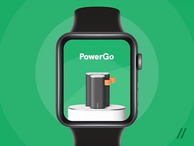 Apple Watch Power Bank Rental App animation app apple apple watch card cuberto design figma location map payment pin powerbank rental sharing timer ui ux