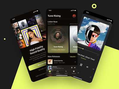 Music App Design Concept