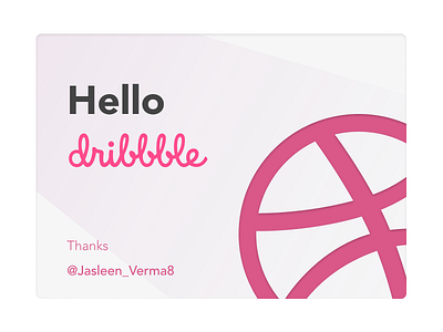 Hello Dribbble! first shot hello dribbble illustration shot
