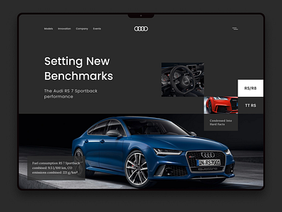 Audi Website Concept