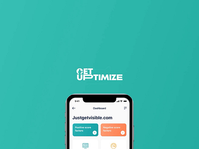 Get Uptimize Dashboard animation app branding dashboard design figma ios mobile optimization principle simple ui ux web