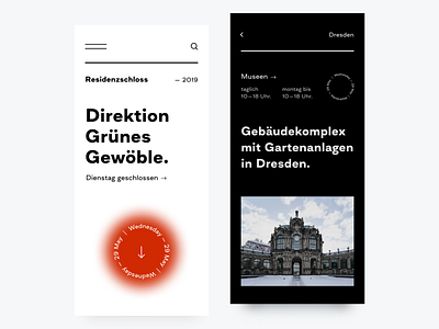 Staatliche Kunstsammlungen Dresden Museum App Concept