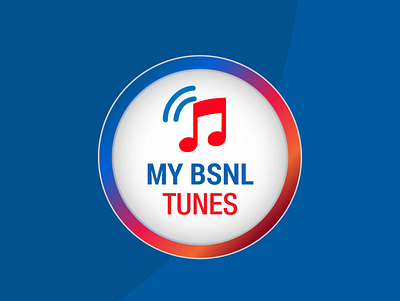 My BsnlTunes logo designer logo logo creation mobile telecom
