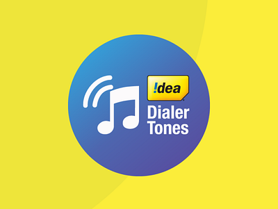 Idea DialerTones Logo branding des design designer graphic design illustration logo ui ux