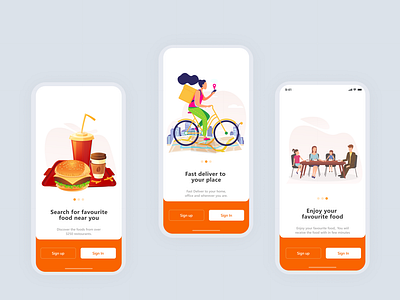 Onboarding delivery app