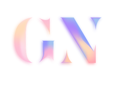 Personal Logo Concept gradient gradients illustraion letters logo logotype serif