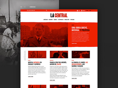 La Central (concept) animation barcelona bookstore concept design interaction la central red social web