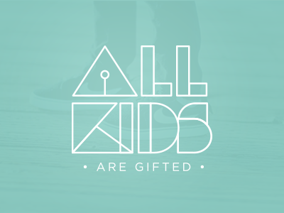 All Kids Are Gifted diy kids logo kids style style